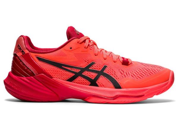 Asics Volleybalschoenen Dames, SKY ELITE Oranje/Rood/Zwart - Asics Online Store | B1063895-LN